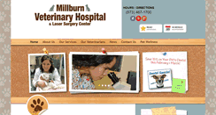 Desktop Screenshot of millburnvet.com